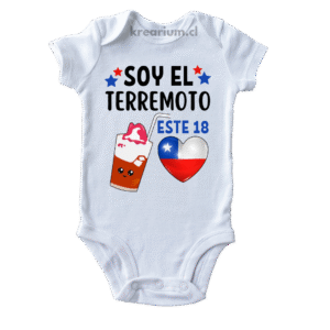 Body de bebé "Soy el terremoto"