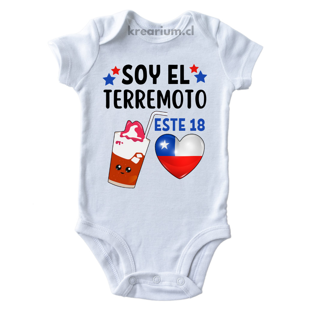 Body de bebé "Soy el terremoto"